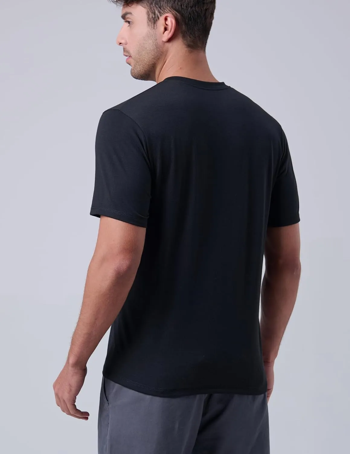 3 Pack: Casual Short Sleeve Henley Shirts for Men, Relaxed Fit Summer T Shirts Basic Tees Athleisure Wear