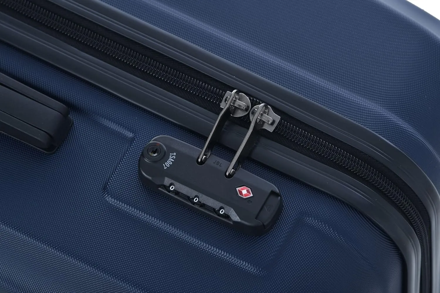 3 Piece Luggage Sets Lightweight Suitcase with 2 Hooks,Spinner Wheels & TSA Lock,for Travel & Business(20"/24"/28"). (Navy)