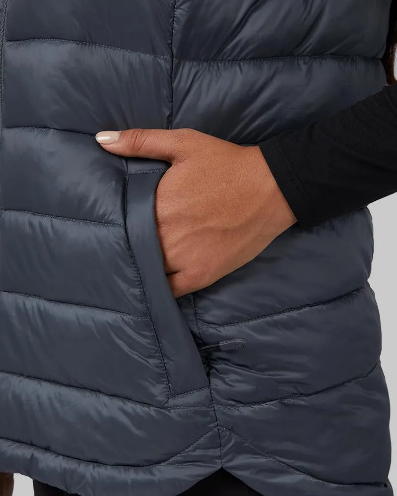 32 Degrees Heat Women's Lightweight Poly-Fill Packable Vest | Zippered Pockets | Layering | Water Repellent