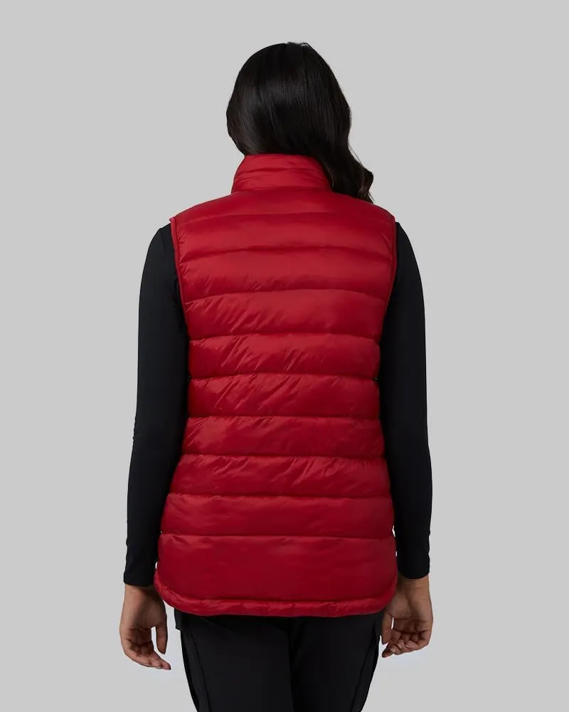 32 Degrees Heat Women's Lightweight Poly-Fill Packable Vest | Zippered Pockets | Layering | Water Repellent