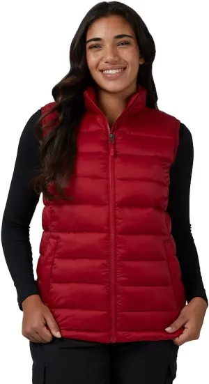 32 Degrees Heat Women's Lightweight Poly-Fill Packable Vest | Zippered Pockets | Layering | Water Repellent