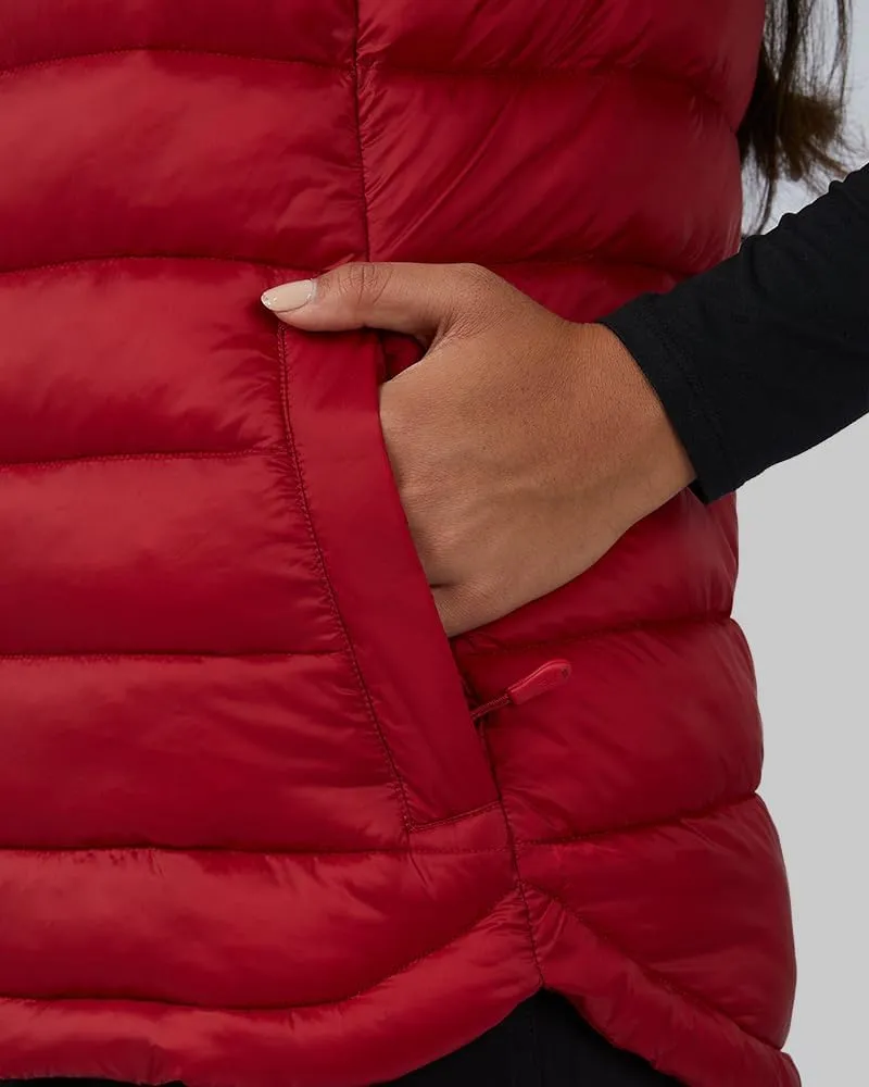32 Degrees Heat Women's Lightweight Poly-Fill Packable Vest | Zippered Pockets | Layering | Water Repellent