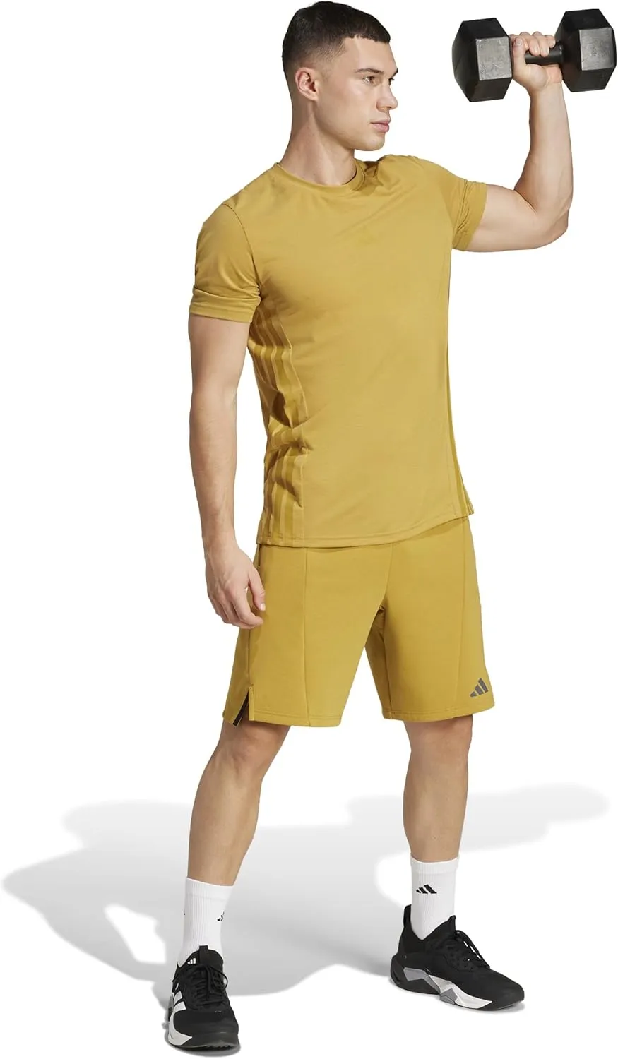 adidas Men's Designed for Training 3-Stripes T-Shirt