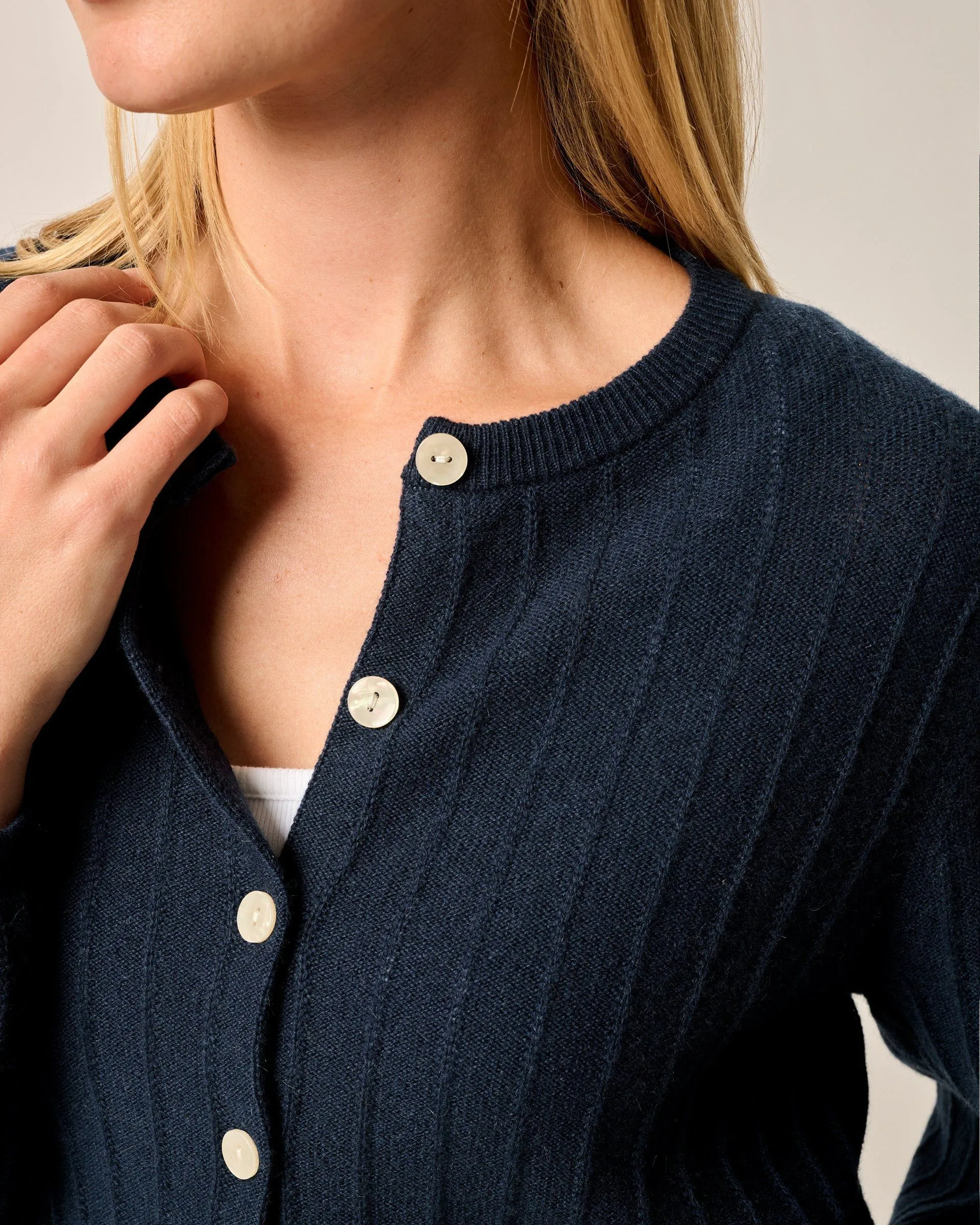 Alma Cashmere Blend Cardigan