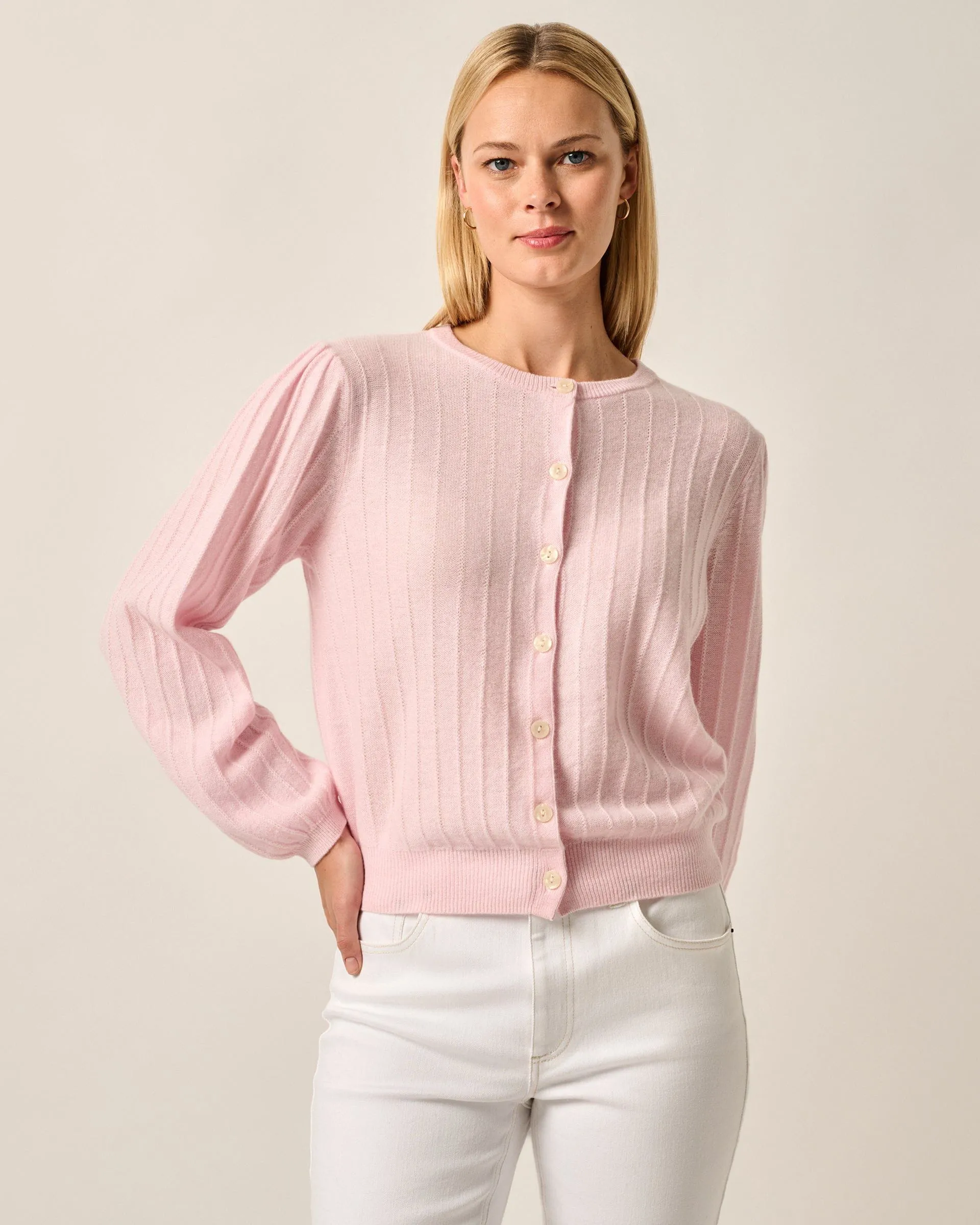 Alma Cashmere Blend Cardigan