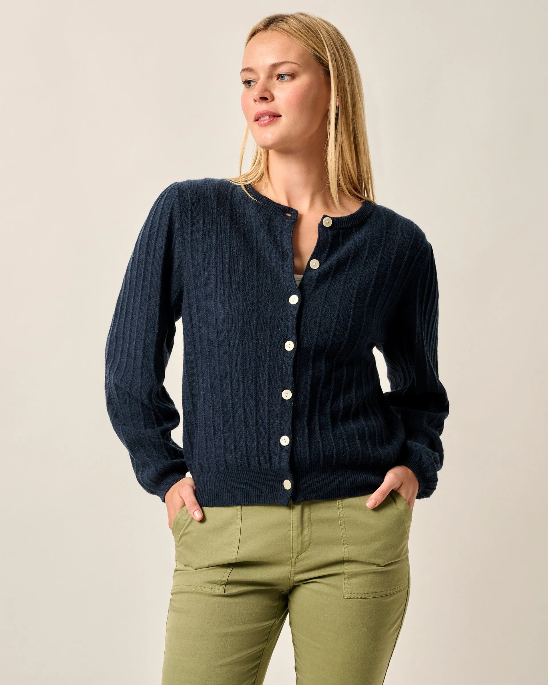 Alma Cashmere Blend Cardigan