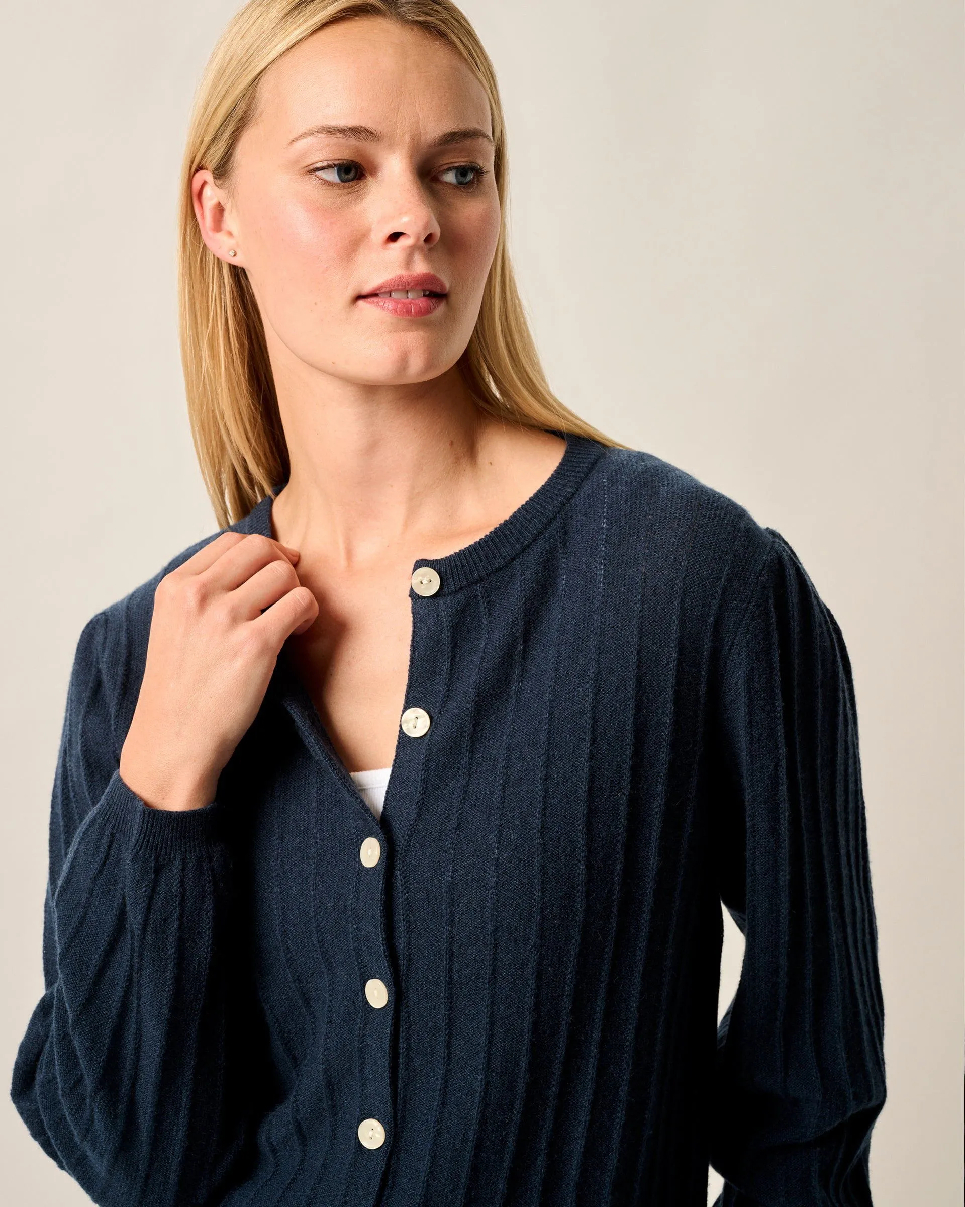 Alma Cashmere Blend Cardigan