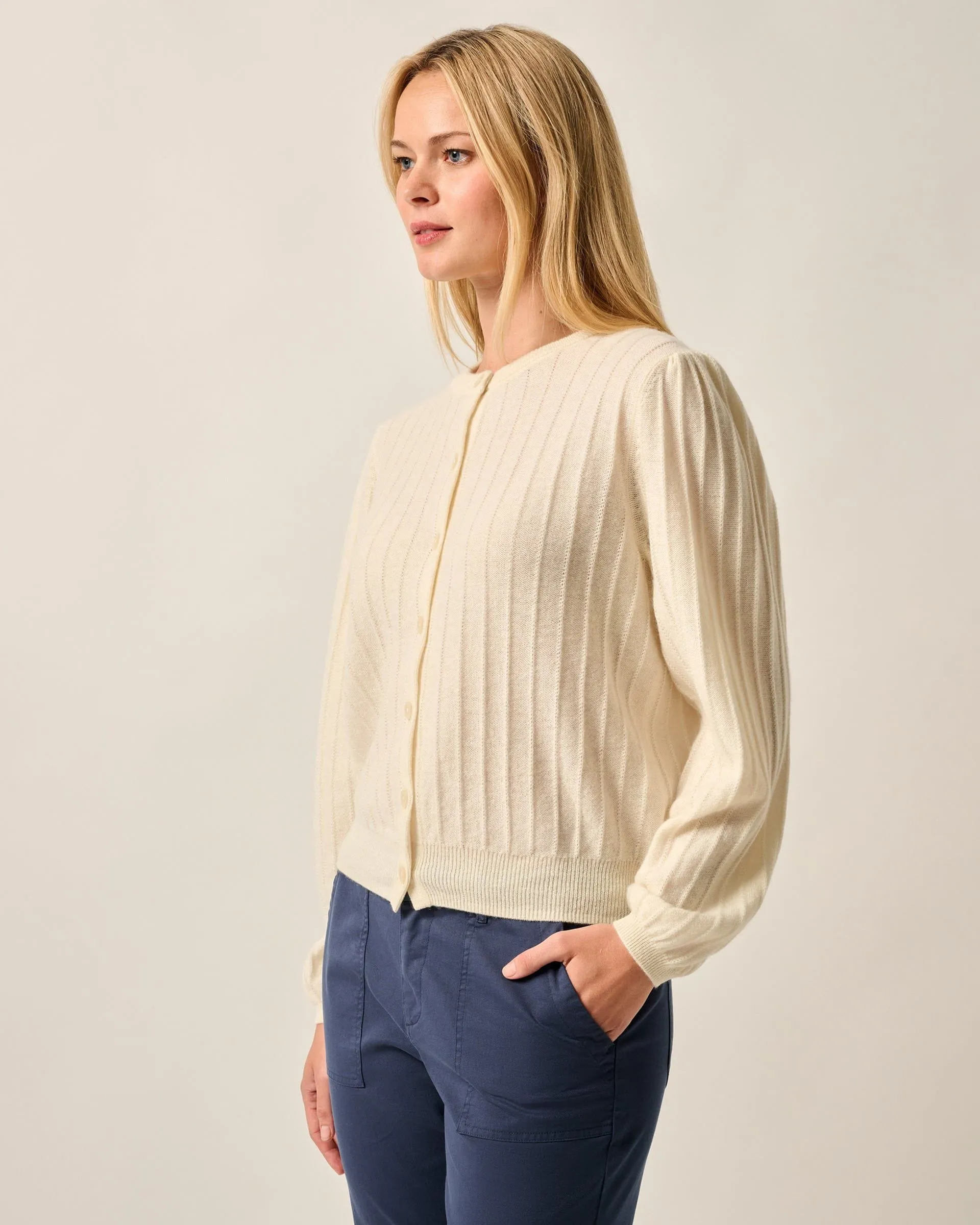 Alma Cashmere Blend Cardigan