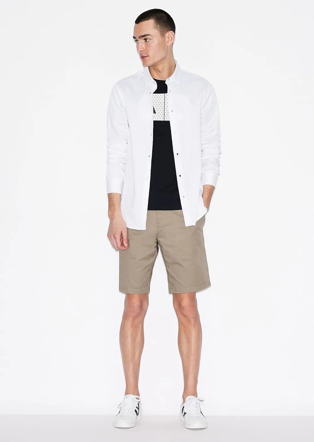 Armani Exchange Men's Crew Neck Logo Tee T Shirt