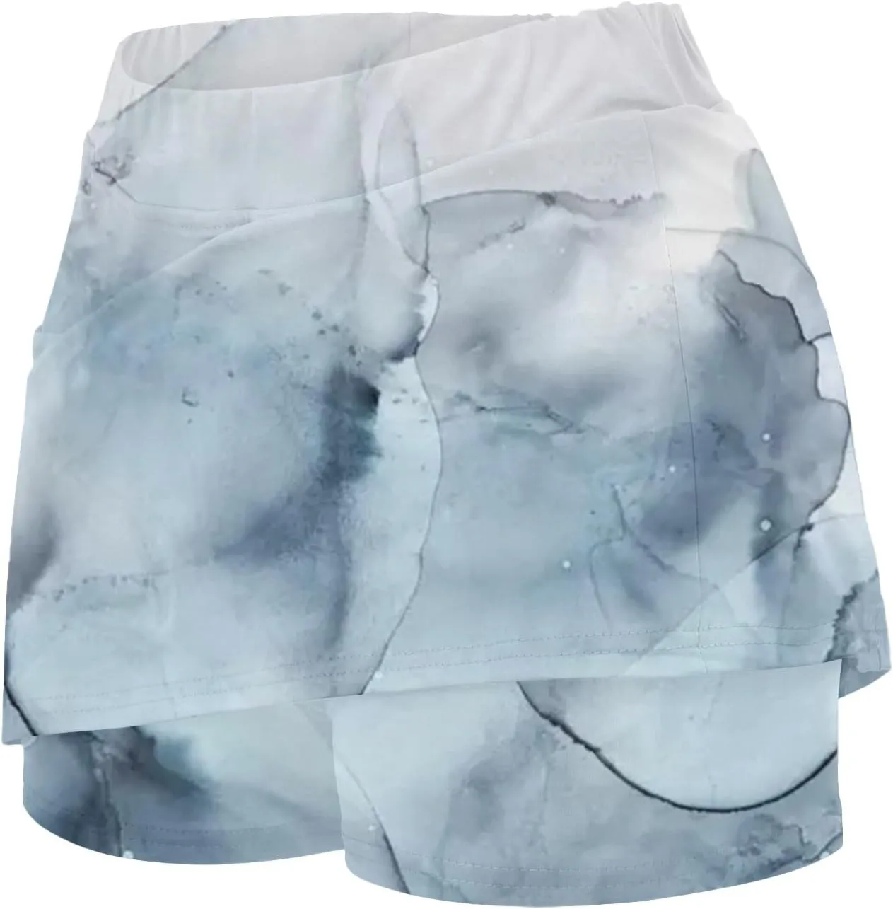 Athletic Skirts for Women with Shorts Tummy Control Yoga Skorts High Waist Work Plus Size Outfits with Pockets
