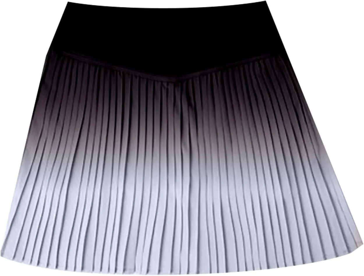 Athletic Skorts for Women A Line Pleated Skort High Waist Lightweight Golf Skirts Tennis Skirts for Women with Shorts