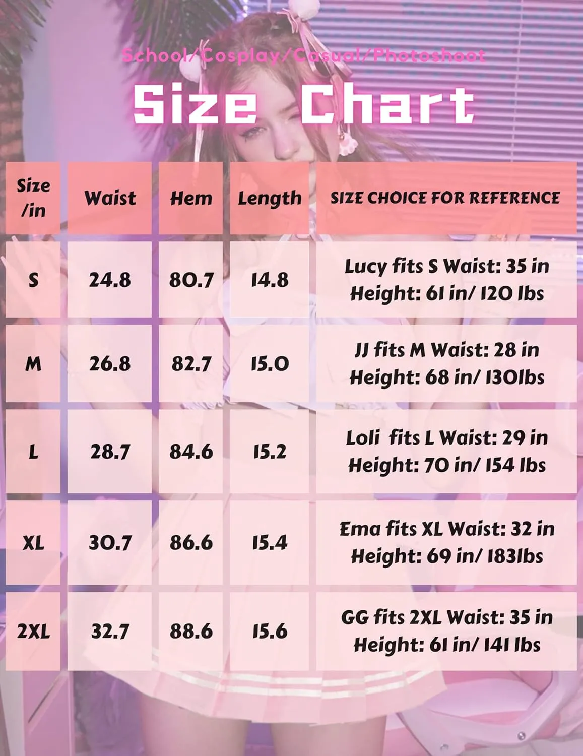 Avidlove Womens Pleated Skirt School Uniform Skirt Mini Skirt Pleated Cheer Skirt