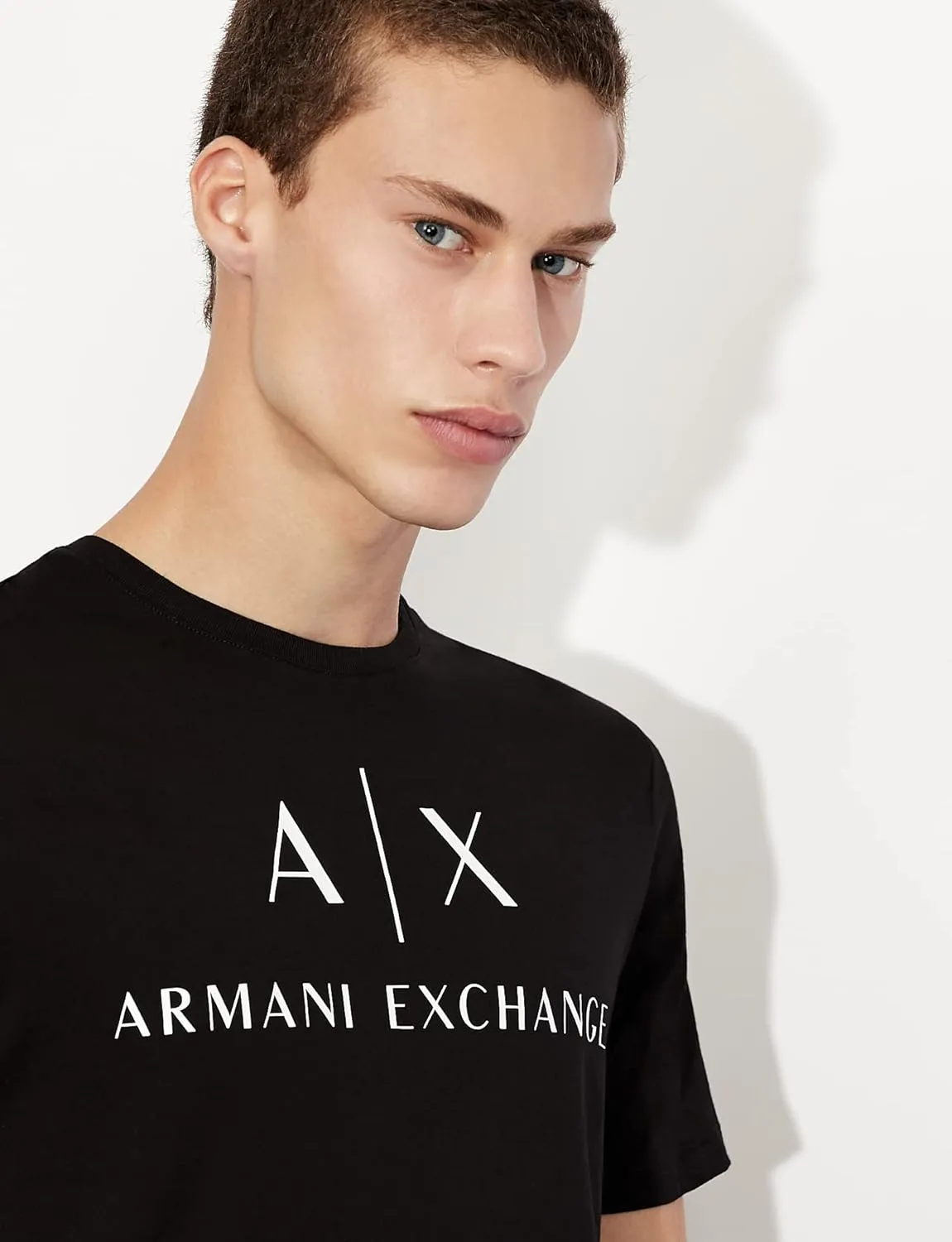 AX Armani Exchange Men's Crew Neck Logo Tee