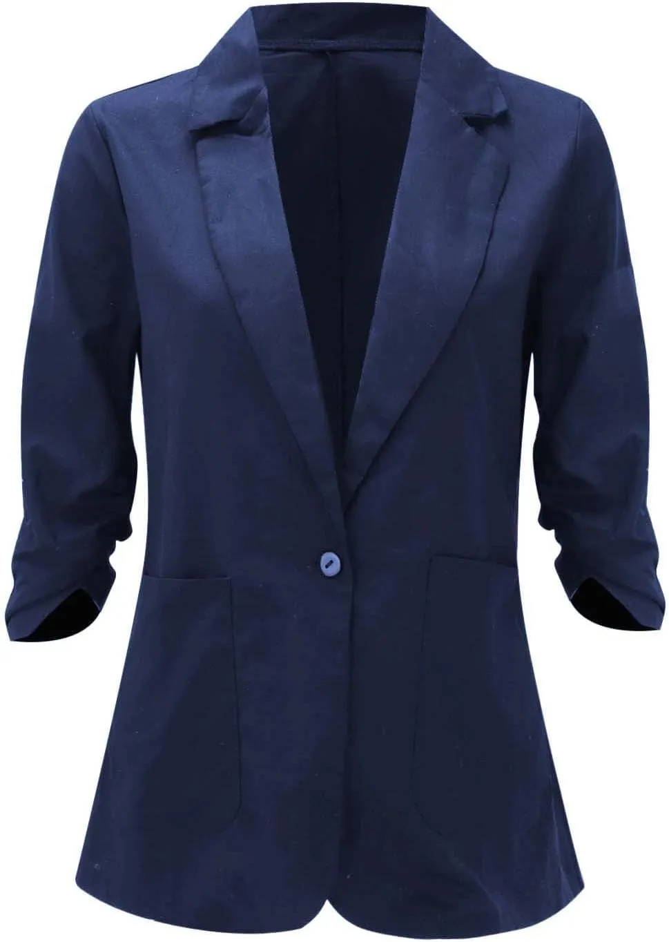 Blazers for Women Fashion Casual Single-Breasted Suit Jackets Long Sleeve Open Front Work Office Blazer with Pockets