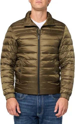 BOSS Men's Lightweight Soft Shell Puffer Jacket