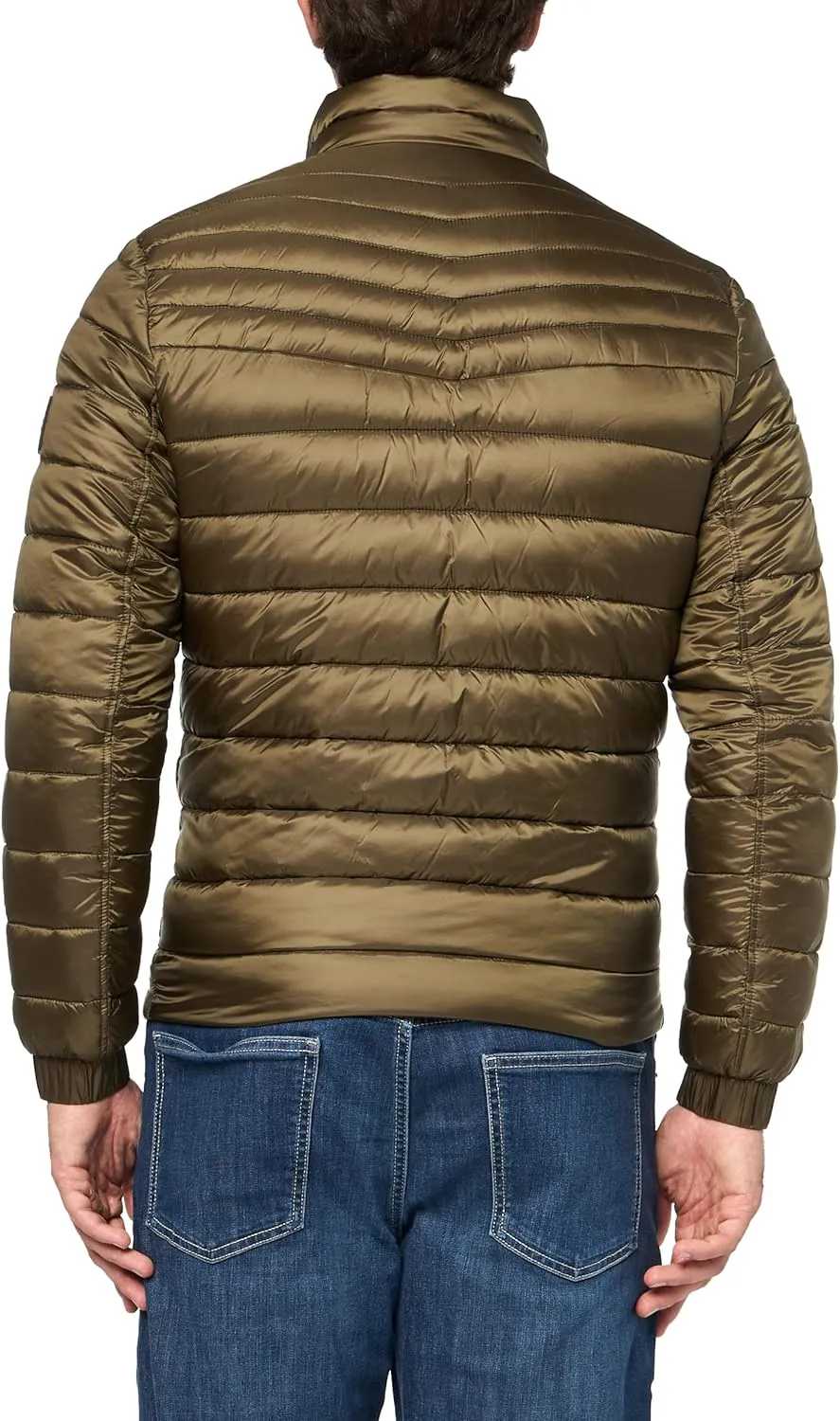 BOSS Men's Lightweight Soft Shell Puffer Jacket