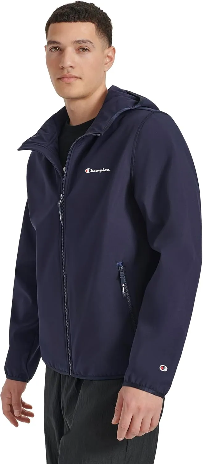 Champion Mens Lightweight Active Soft Shell Jacket With Hood