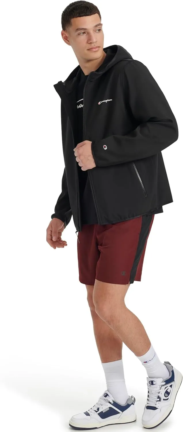 Champion Mens Lightweight Active Soft Shell Jacket With Hood