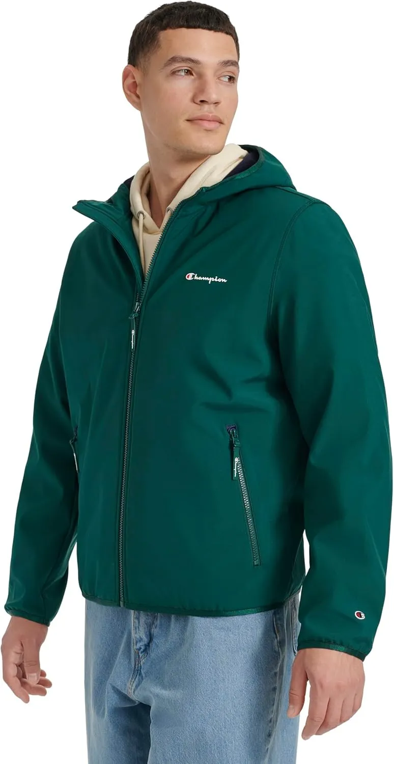 Champion Mens Lightweight Active Soft Shell Jacket With Hood