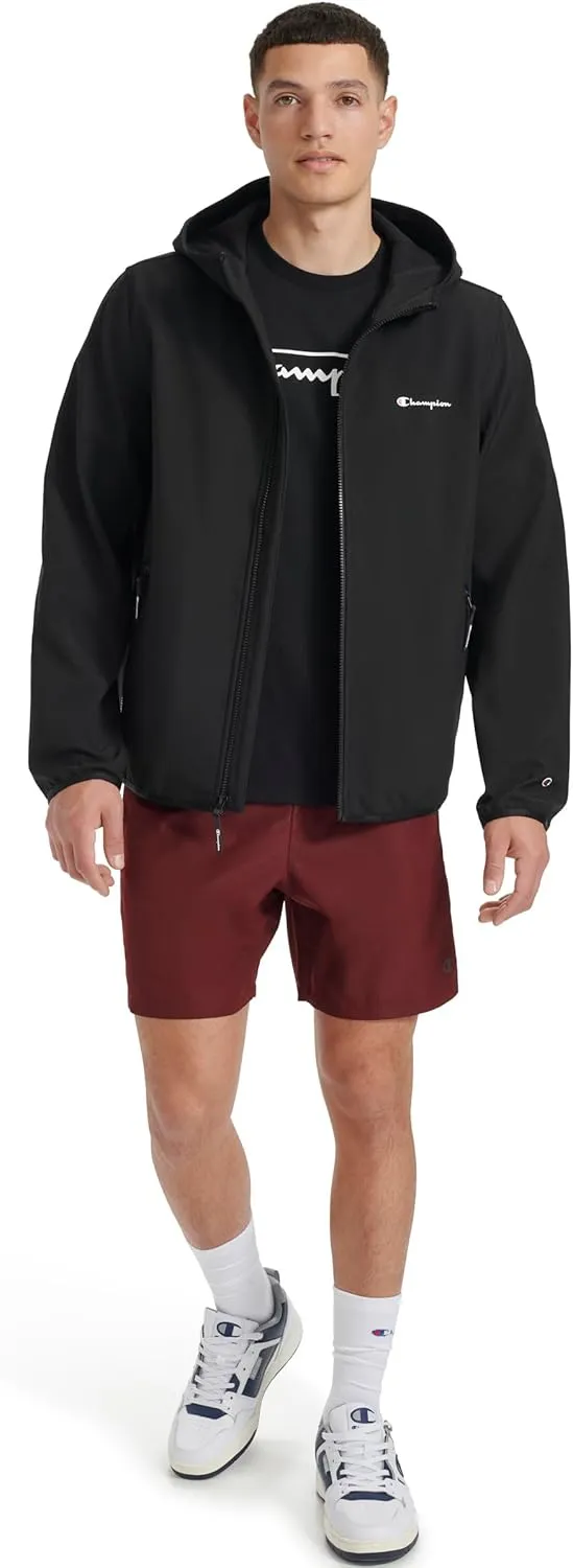 Champion Mens Lightweight Active Soft Shell Jacket With Hood