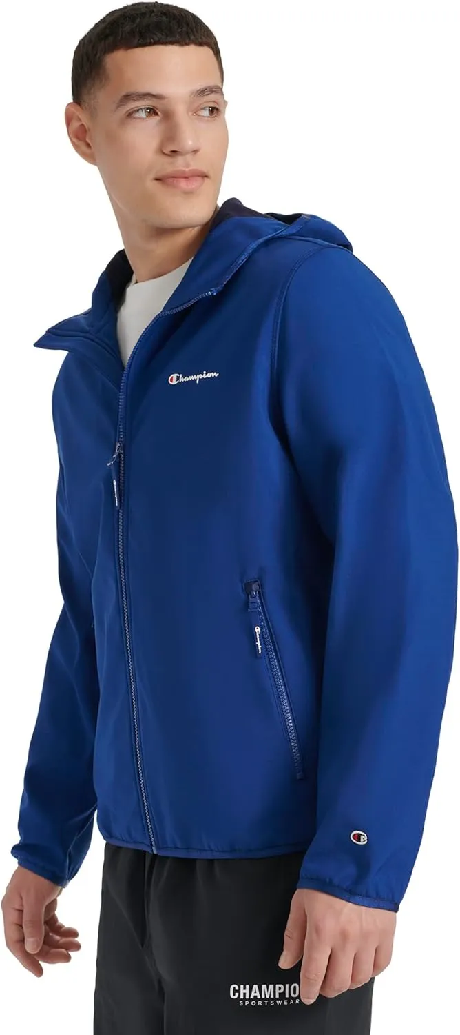 Champion Mens Lightweight Active Soft Shell Jacket With Hood