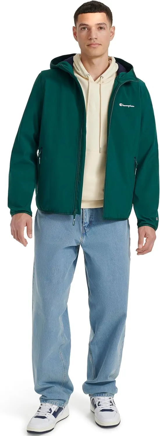 Champion Mens Lightweight Active Soft Shell Jacket With Hood