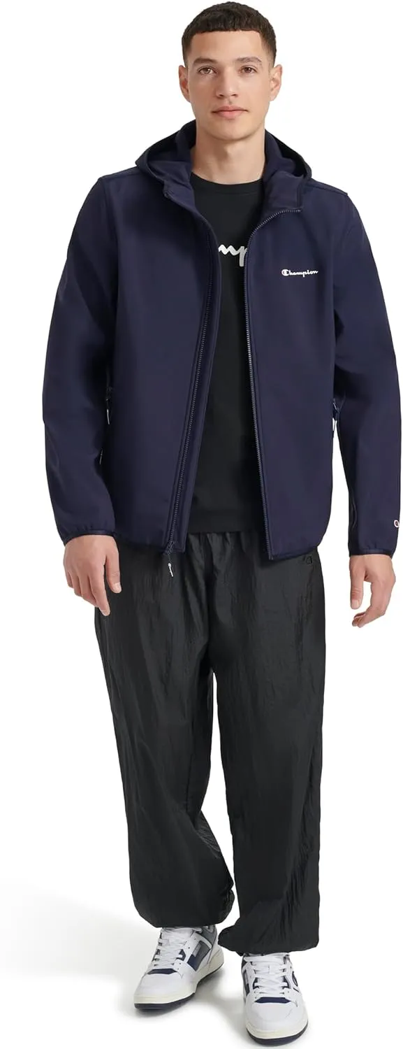 Champion Mens Lightweight Active Soft Shell Jacket With Hood