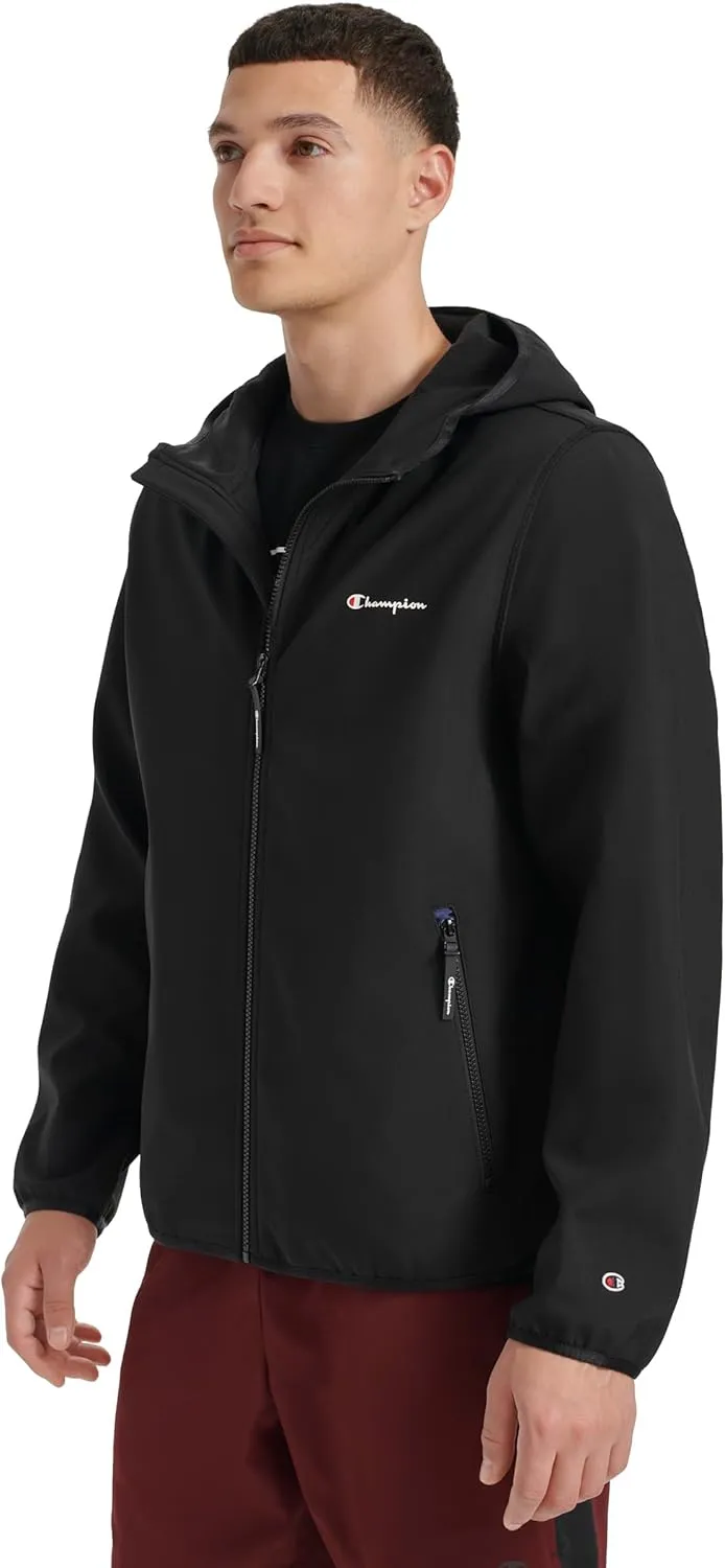 Champion Mens Lightweight Active Soft Shell Jacket With Hood
