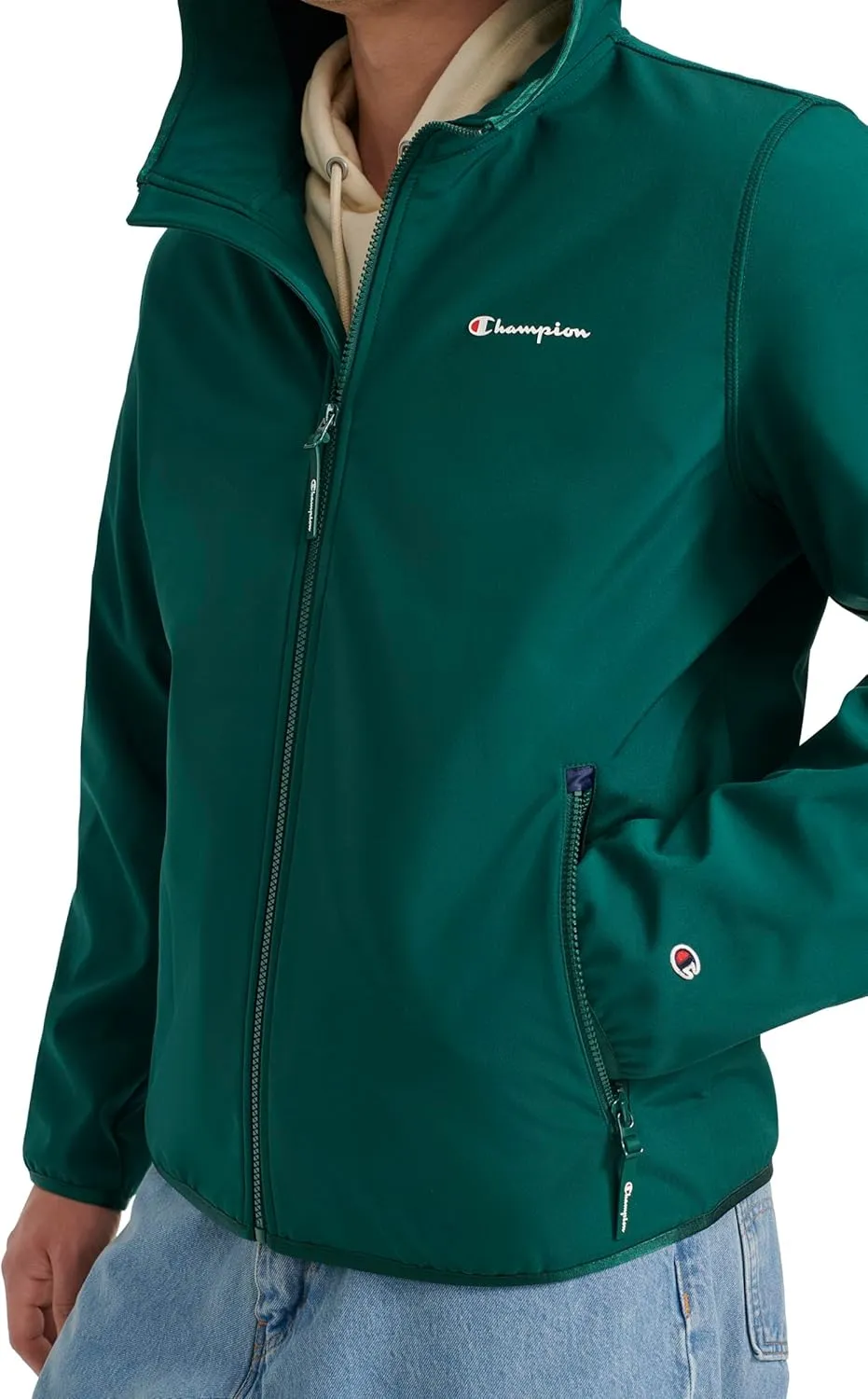 Champion Mens Lightweight Active Soft Shell Jacket With Hood