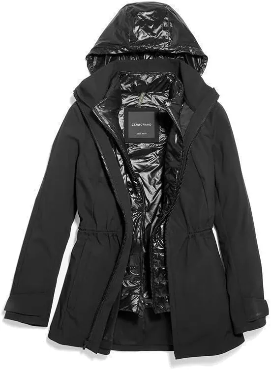 Cole Haan Women's Jacket Transitional Two-in-one Coat