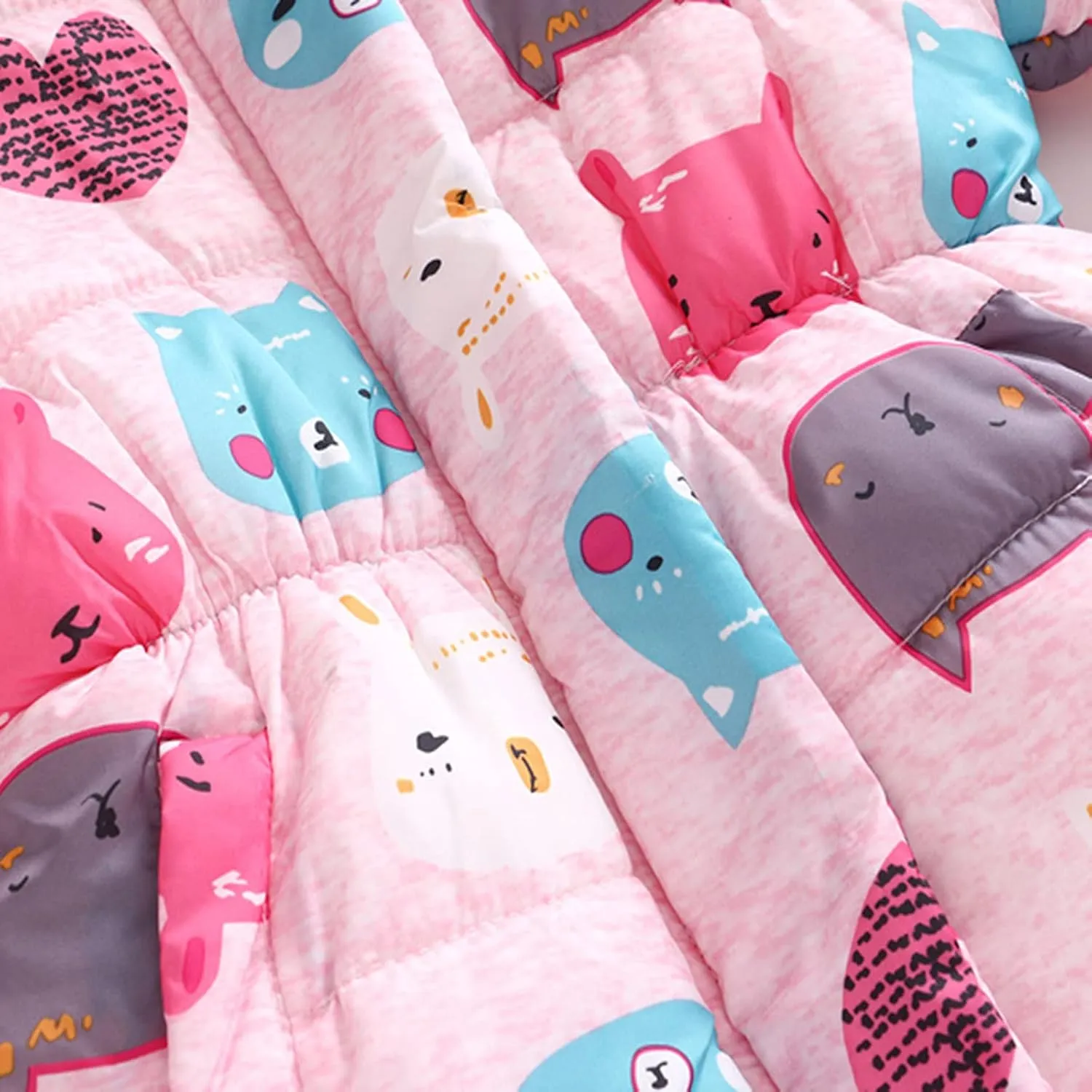 Cute Winter Warm Jacket Toddler Kids Thick Girls Hooded Windproof Outwear Coat Girls Kids Winter Jacket