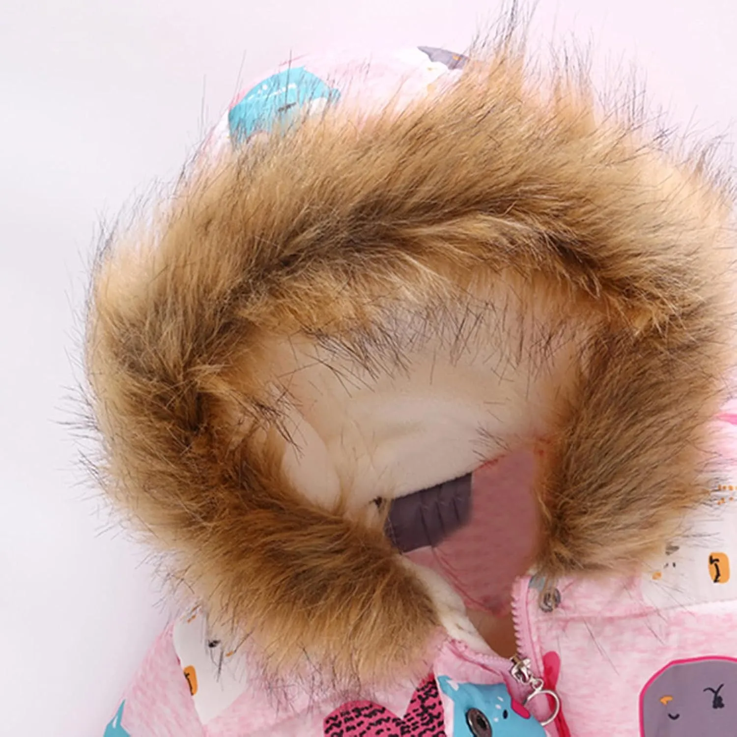 Cute Winter Warm Jacket Toddler Kids Thick Girls Hooded Windproof Outwear Coat Girls Kids Winter Jacket
