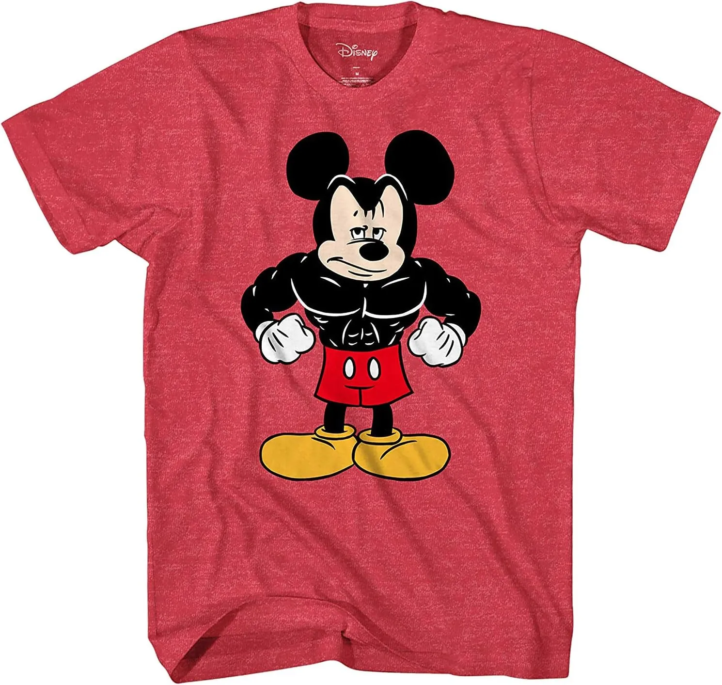 Disney Tough Mickey Mouse Men's Adult Graphic Tee T-Shirt