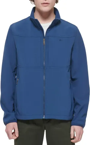 Dockers Men's Clean Zip-up Softshell Jacket