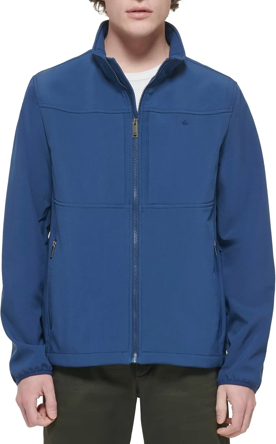 Dockers Men's Clean Zip-up Softshell Jacket