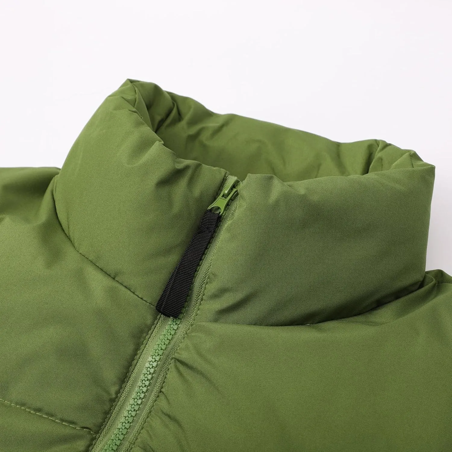 Down Jackets for Women Winter Solid Color Long Sleeve Stand Collar Padded Jacket Loose Fit Lightweight Warm Coats
