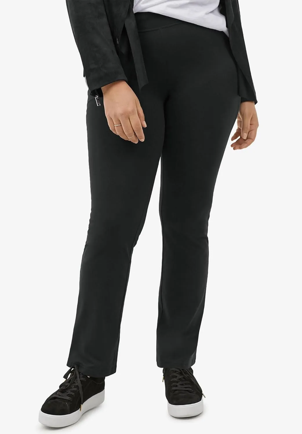 ellos Plus Size Knit Bootcut Leggings