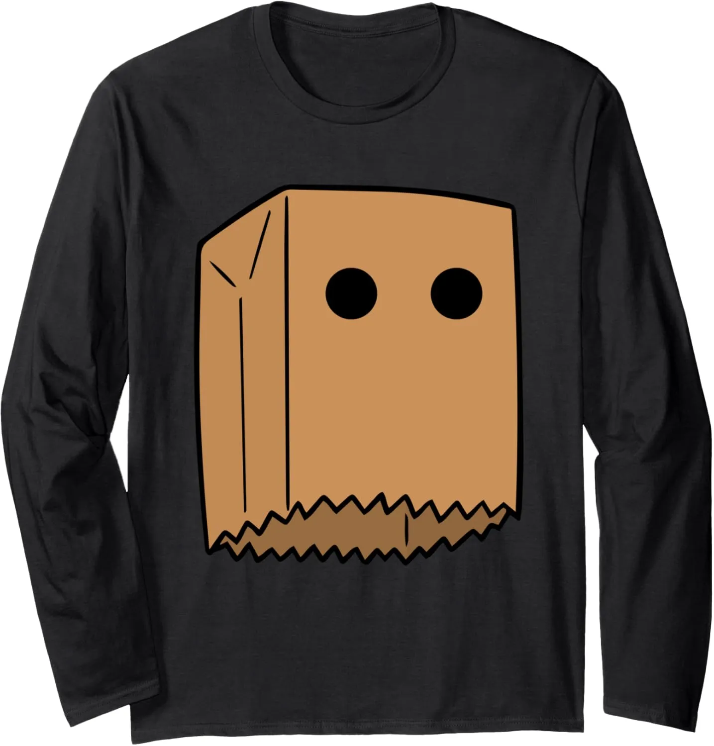 Embarrassed Paper Bag Head Football Team Sucks Sports Long Sleeve T-Shirt