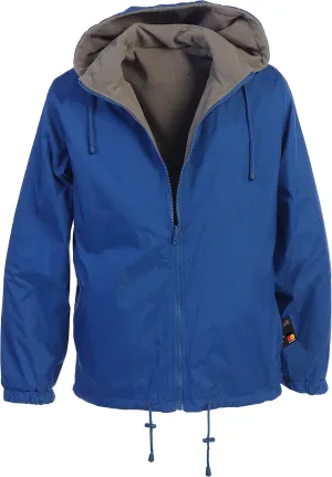 Gioberti Men's Reversible Rain Jacket with Polar Fleece Lining