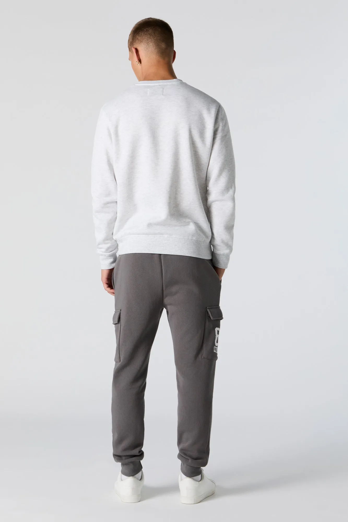 Graphic Fleece Cargo Jogger