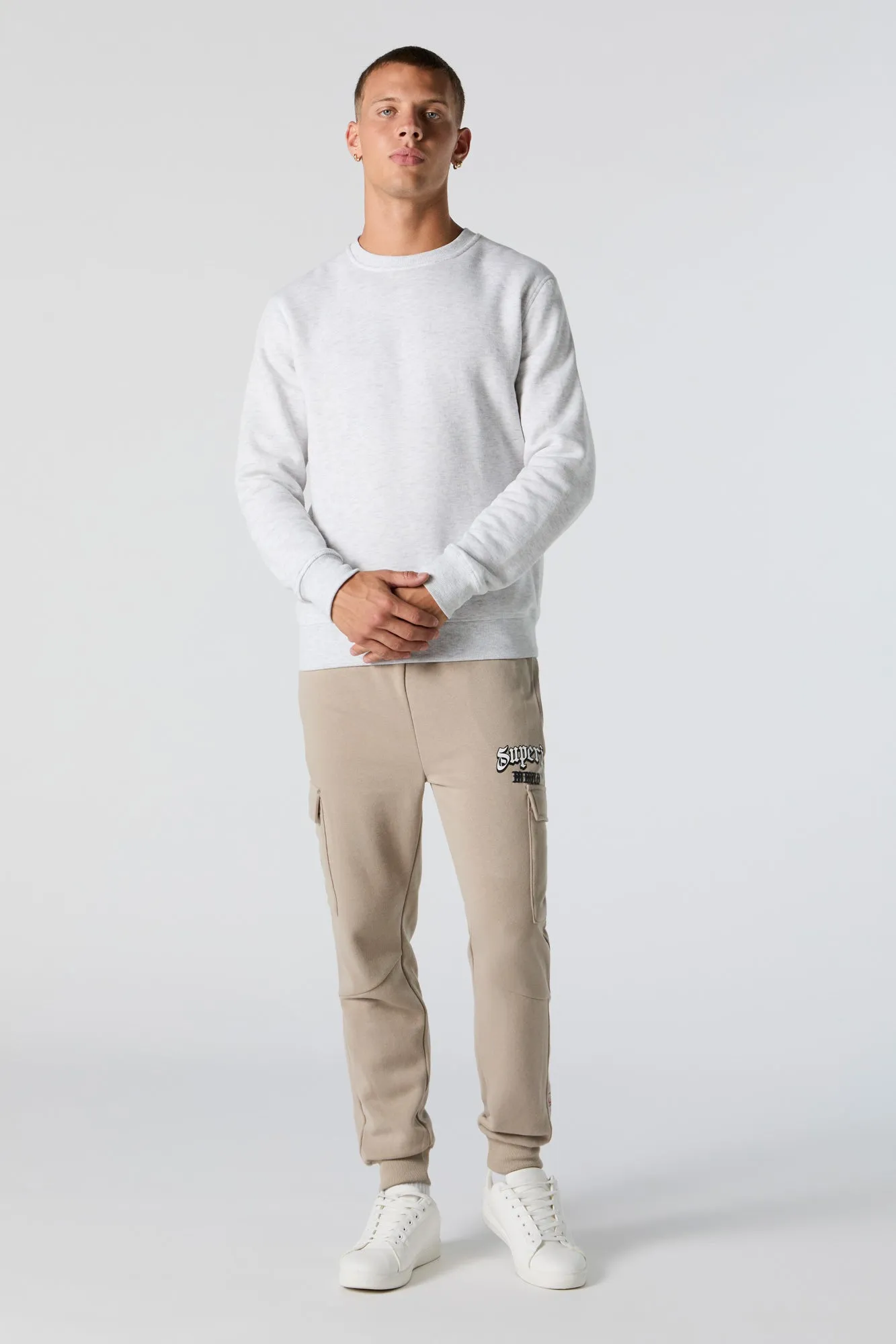 Graphic Fleece Cargo Jogger
