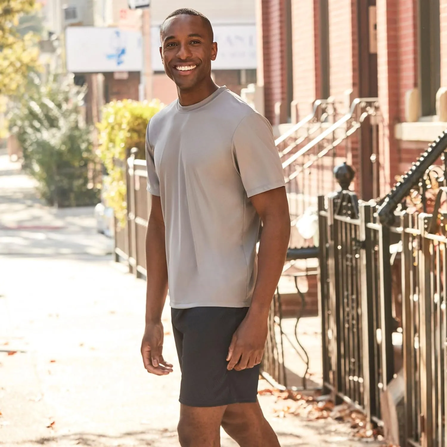 Hanes Men's Cool Dri Performance T-Shirt, Moisture-Wicking Short Sleeve Tee, 40  UPF Protection, 2 Or 5 Pack