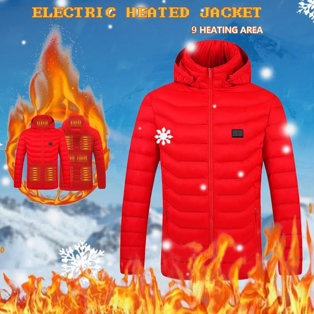 Heated Jackets For Women 9 Heating Areas Winter Warm Outdoor Ski Coat down Jacket