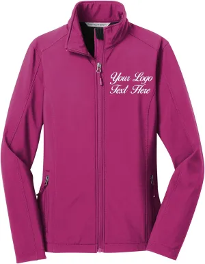Ink Sitch Women Design your Own Custom Stitching Embroidery Core Soft Shell Jackets