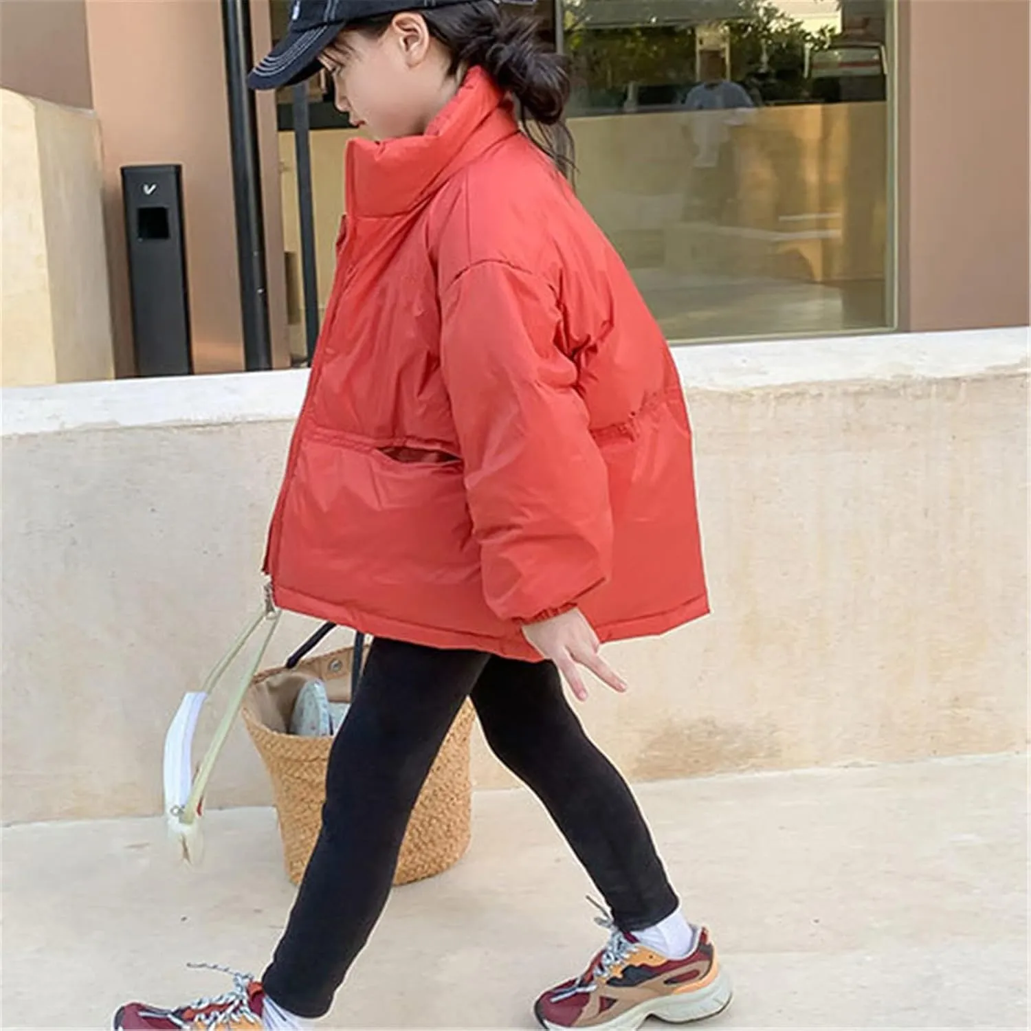 Kids Toddler Baby Girls Boys Winter Warm Thick Solid Cotton Long Sleeve Padded Jacket Coat Swallowtail Jacket