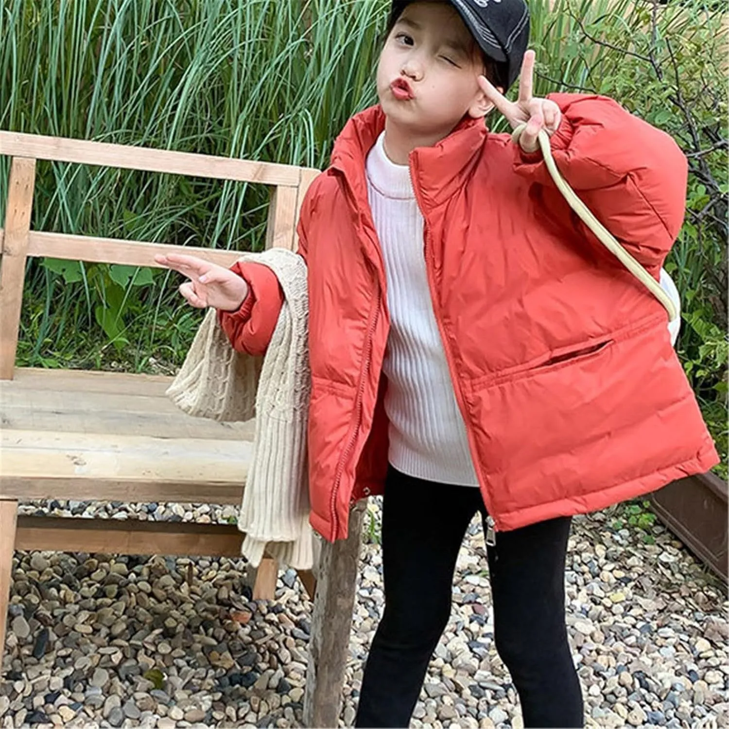 Kids Toddler Baby Girls Boys Winter Warm Thick Solid Cotton Long Sleeve Padded Jacket Coat Swallowtail Jacket