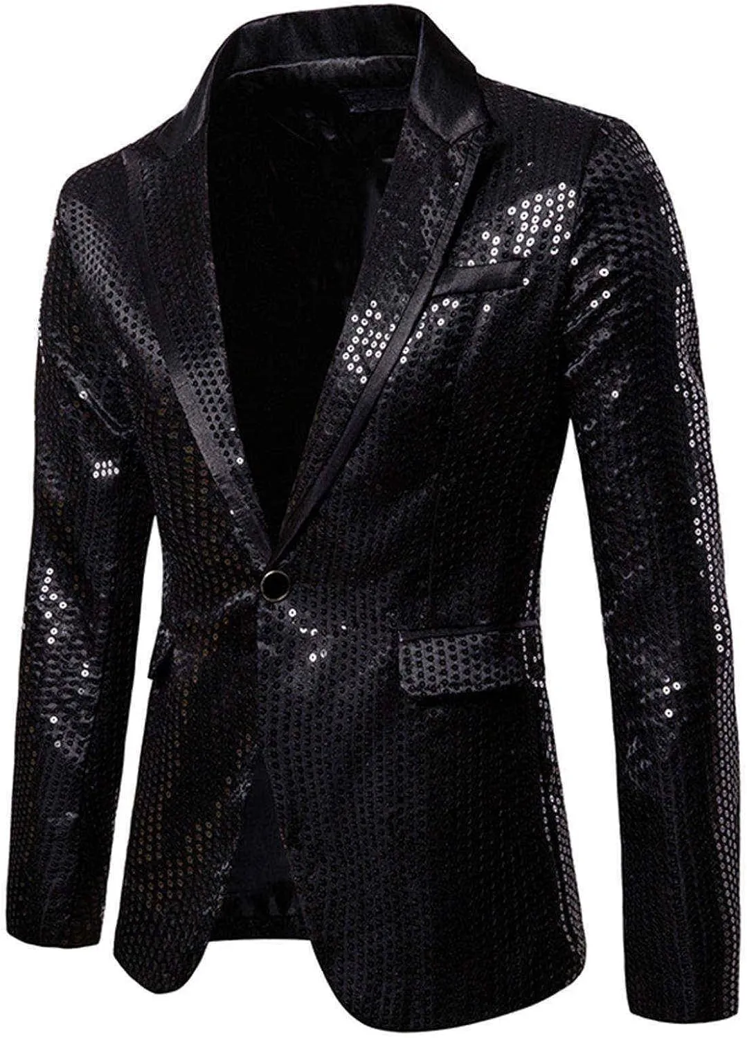 LCMTWX Blazers for Men Men's Fashion Coats Casual Pocket Button Suit Jacket Buckle Loved Printed Track Suit Set for Men