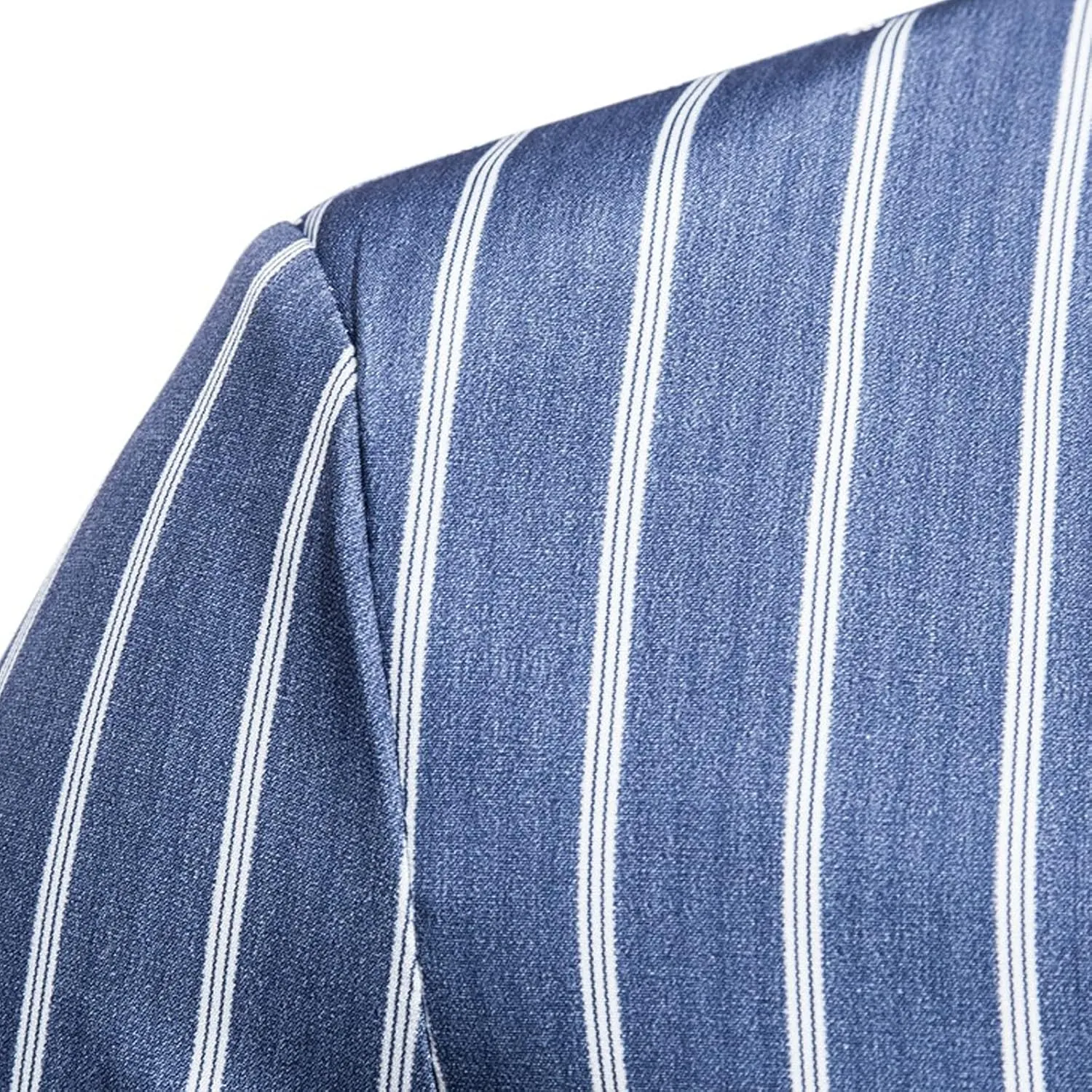 LCMTWX Blazers Men 2024 Striped Suit Blouse Lapel Button Slim Fit Stylish Jackets Shirt Party Formal Men'S Casual Blazers