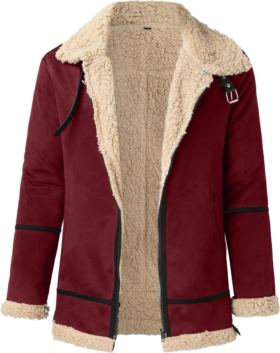 LCMTWX Mens Jackets Cottonpadded Jacket Stand Collar Knitted Splice Sweater Coat Casual Cardigan Men's Winter Jacket