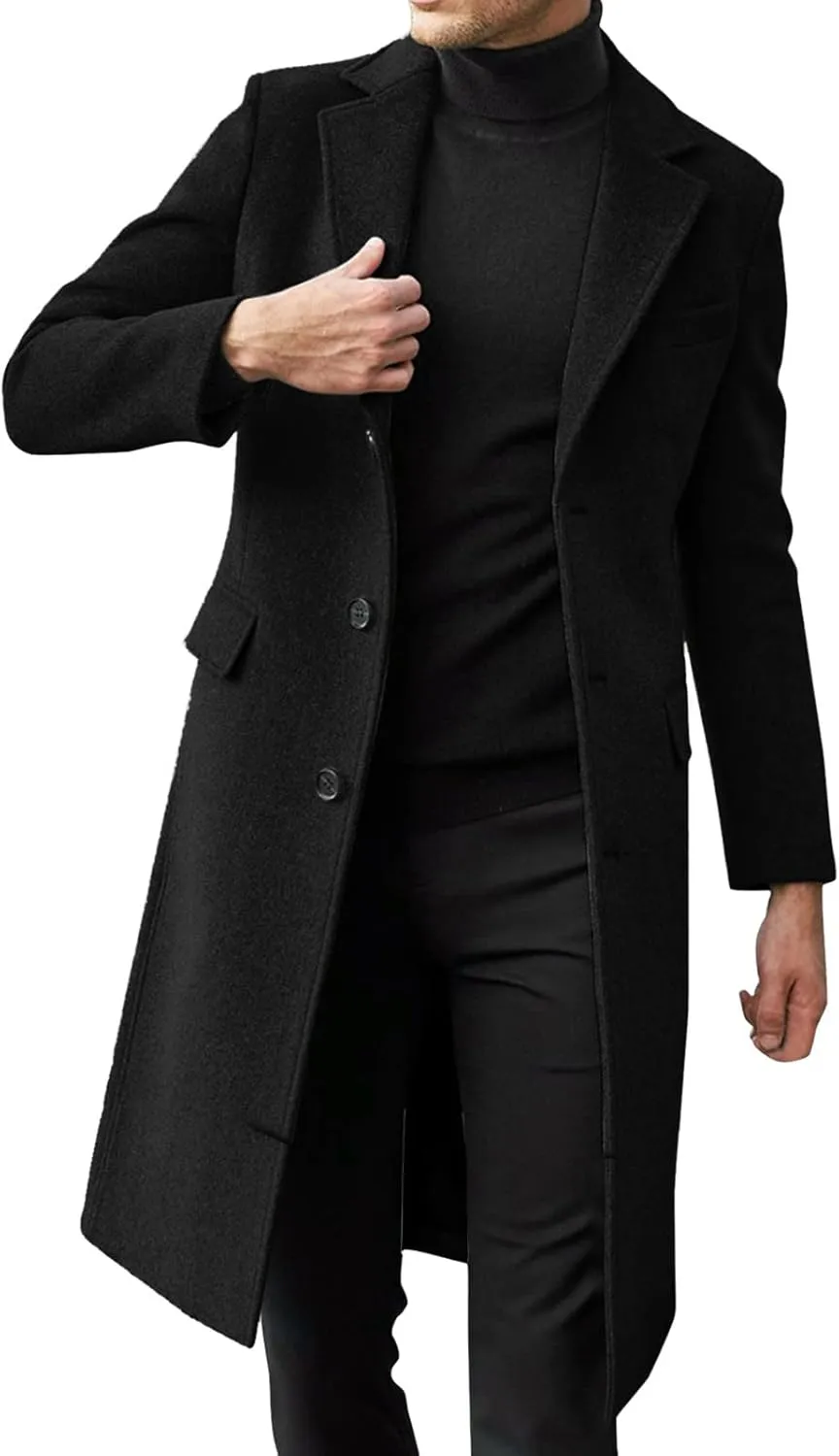 LCMTWX Men's Thicken Warm Winter Coat Stand Collar Knitted Splice Sweater Coat Casual Cardigan Stylish Outwear Winter